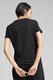 Puma, Tricou din bumbac cu imprimeu logo, Auriu/Negru