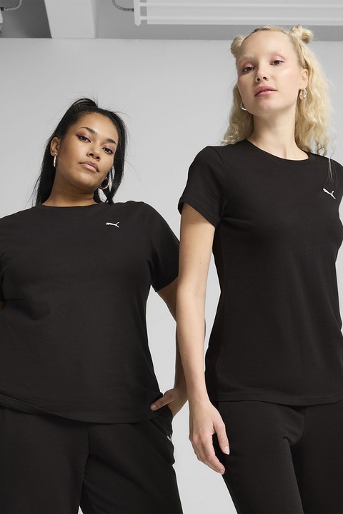 Puma, Тениска с овално деколте, Черен