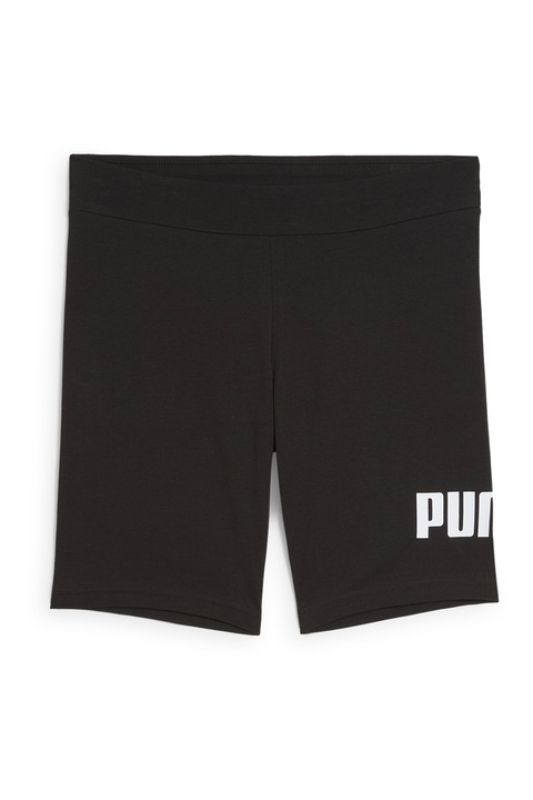 Puma, Logómintás rövid leggings, Fekete
