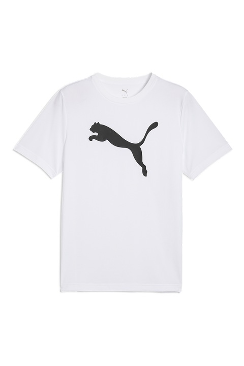 Puma, Tricou cu imprimeu logo, Alb