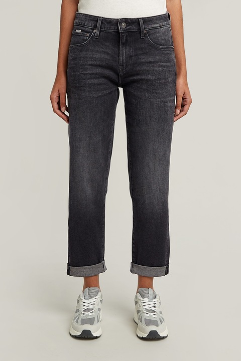 G-STAR, Дънки Kate Boyfriend над глезена, Антрацитно сиво