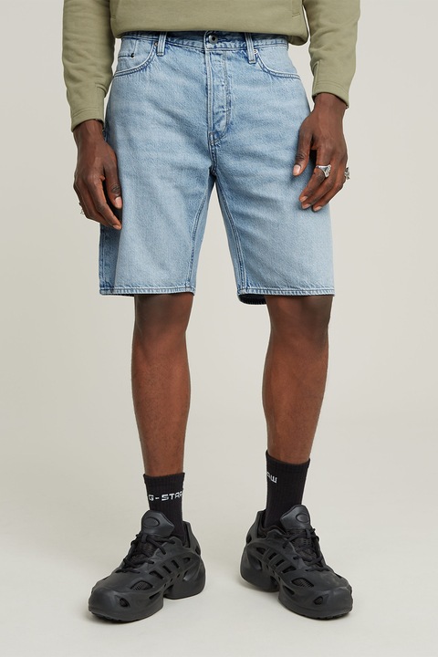 G-STAR, Blugi scurti de denim Dakota, Albastru deschis