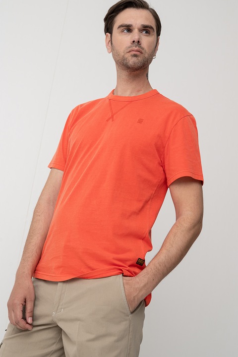 G-STAR, Тениска Nifous от органичен памук, Мандарина