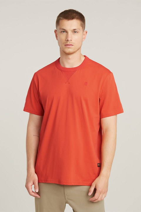 G-STAR, Тениска Nifous от органичен памук, Мандарина