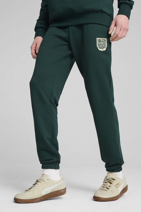 Puma, Pamut szabadidőnadrág, Angolzöld