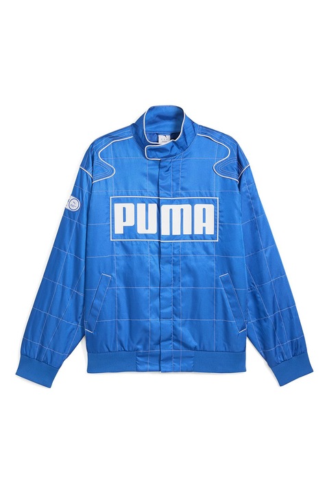 Puma, Bő fazonú logós dzseki, Királykék/Fehér