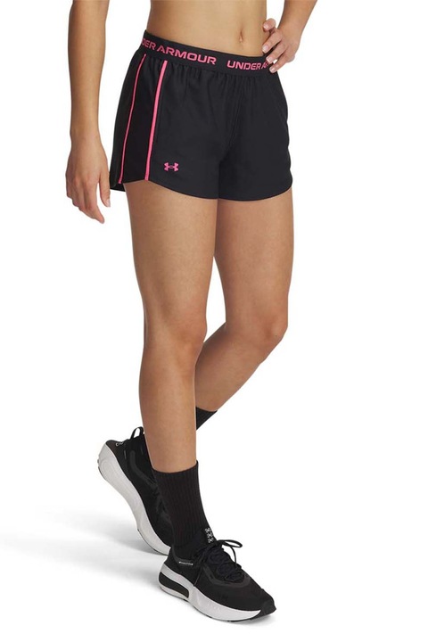 Under Armour, Фитнес шорти UA Tech™ Play Up, Черен/Розово