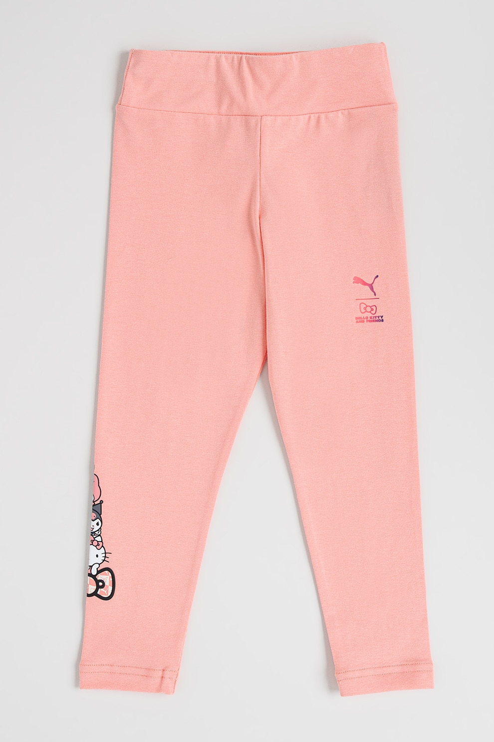 Puma, Colanti cu talie inalta Hello Kitty, Roz somon, 116 CM