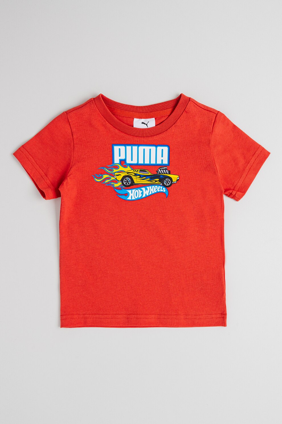 Puma, Tricou cu imprimeu grafic, Galben, Caramiziu, Albastru, 122 CM