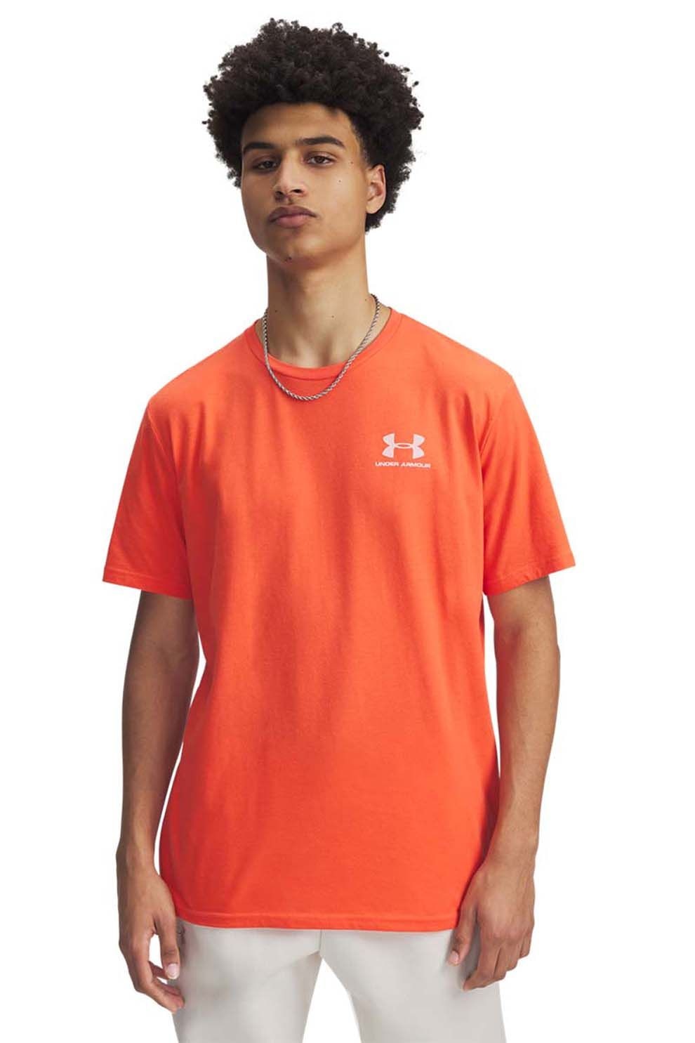 Under Armour, Tricou lejer Sportstyle, Portocaliu, M