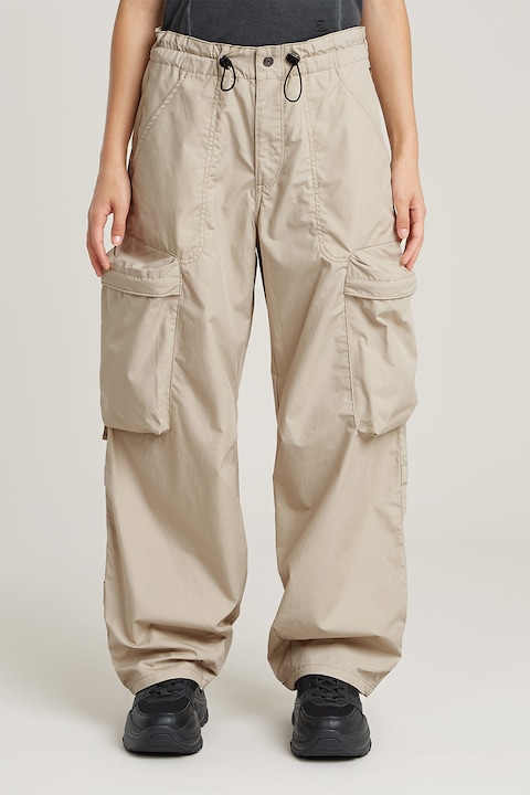 G-STAR, Bő szárú cargo nadrág, Világos tópbarna
