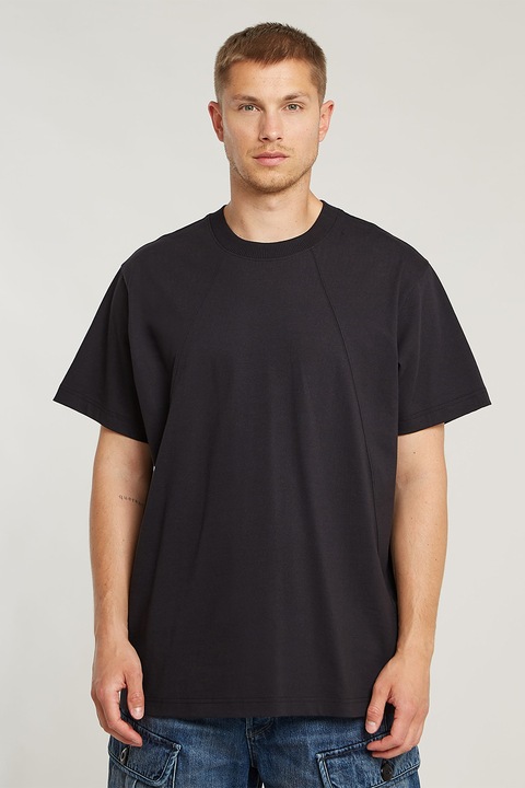 G-STAR, Свободна тениска от органичен памук, Черен