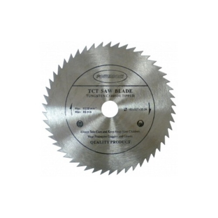 Disc de taiere, Bass Polska, 160mm, 50 dinti, pentru lemn