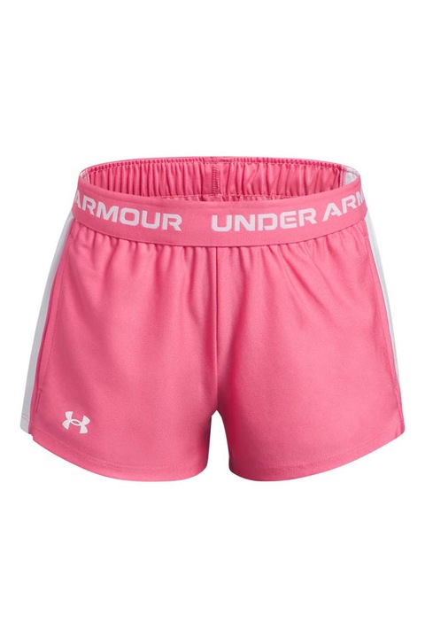Under Armour, Pantaloni scurti cu logo, Roz
