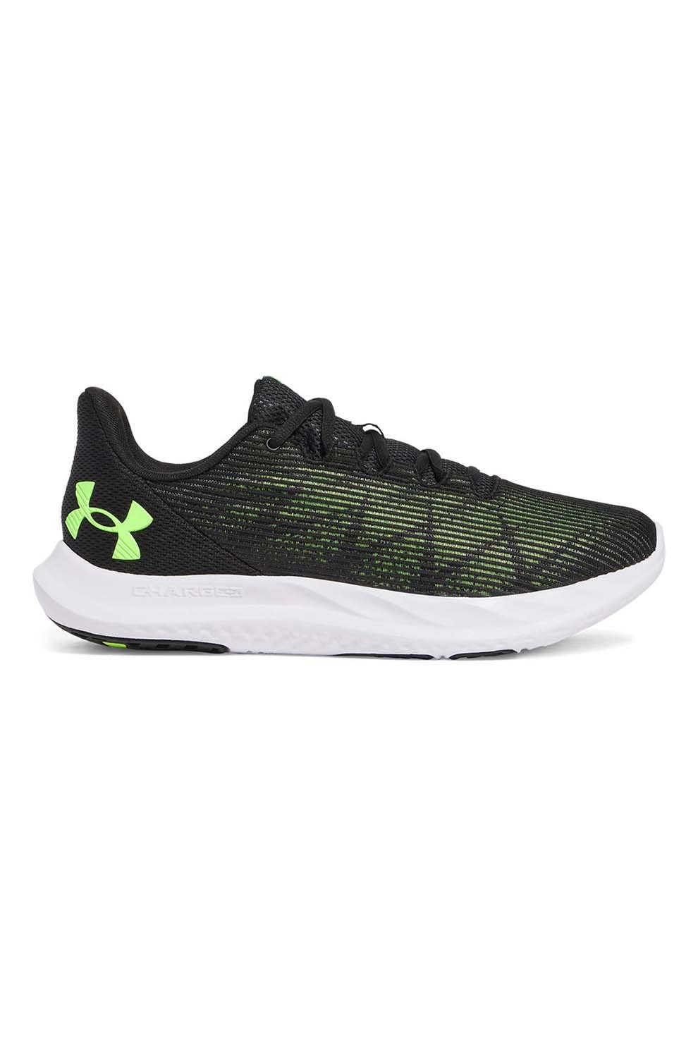Under Armour, Pantofi pentru alergare Charged Speed Swift, Verde, Negru, 9.5