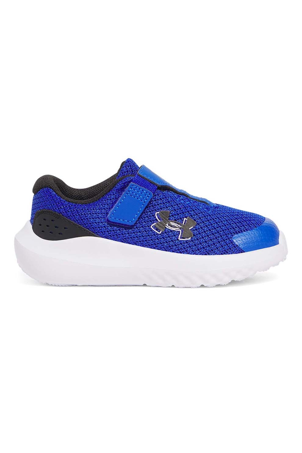 Under Armour, Pantofi Surge 4 cu velcro, pentru alergare, Albastru royal, 22 EU
