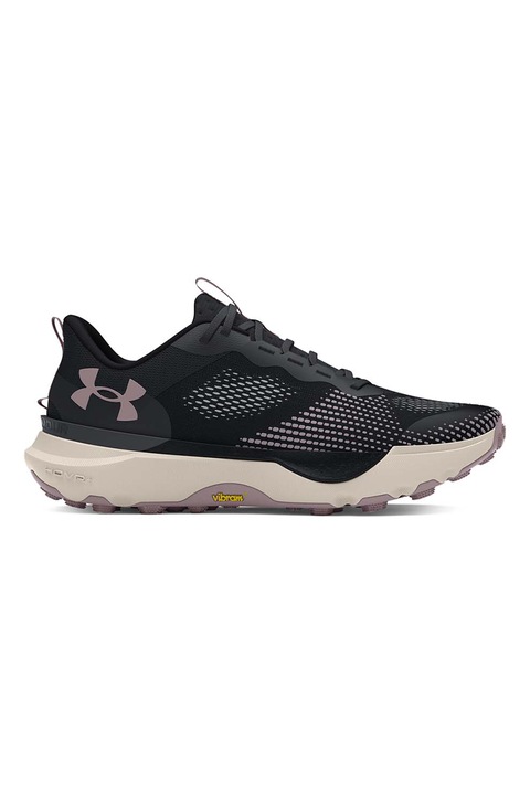 Under Armour, Infinite Pro, Pantofi pentru alergare pe teren accidentat, Negru/Violet prafuit