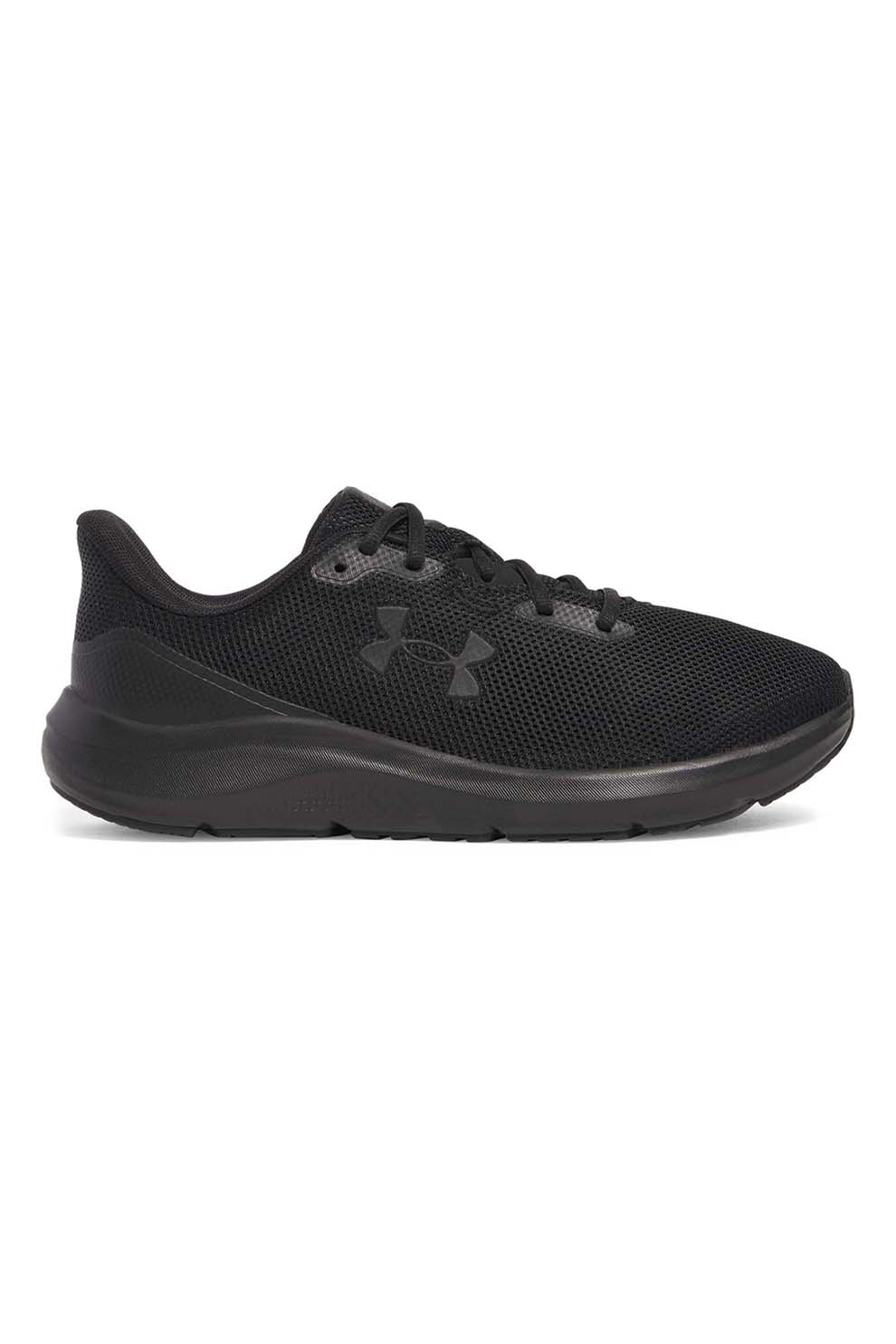 Under Armour, Pantofi din plasa, pentru alergare Charged Pursuit 4, Negru, 8