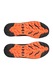 Under Armour, Pantofi Charged Bandit 3 pentru alergare pe teren accidentat, Portocaliu, Negru stins, 8.5