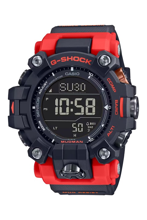Casio, Часовник G-Shock със смола, Червен, Тъмносин