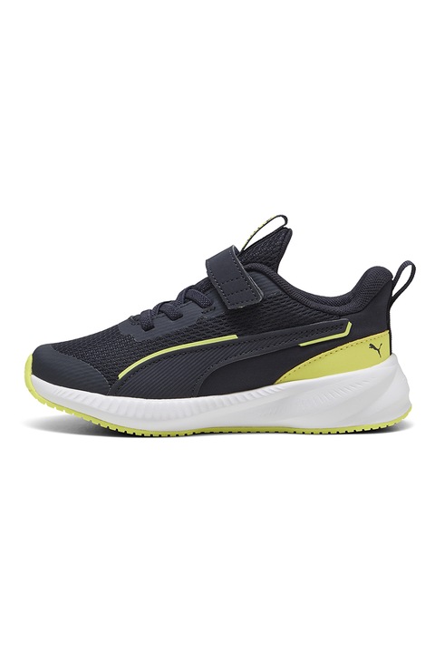 Puma, Спортни обувки Flyer 3 Ac+, Ултрамарин синьо/Лайм зелено
