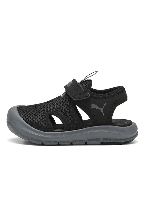 Puma, Спортни обувки Fun Racer от мрежа, Черен