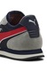 Puma, Pantofi sport St Miller de piele intoarsa si plasa, Rosu, Gri inchis, Bleumarin, 8.5