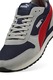 Puma, Pantofi sport St Miller de piele intoarsa si plasa, Rosu, Gri inchis, Bleumarin, 8.5