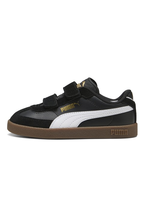 Puma, Pantofi sport Club II Era V PS cu velcro, Negru