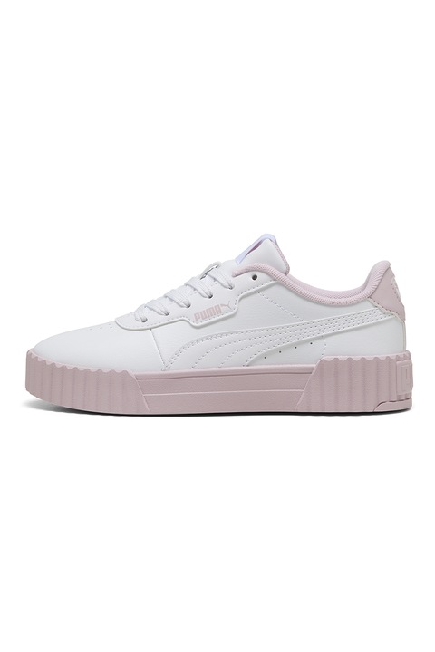 Puma, SoftFoam fűzős sneaker, Fehér/Púderrózsaszín