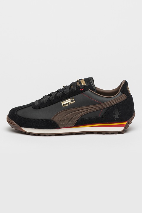 Puma, Спортни обувки Easy Rider Harry Potter с велур, Тъмнокафяв/Ултрамарин синьо