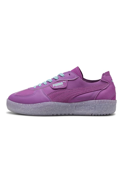 Puma, Pantofi sport din piele Palermo, Roz inchis