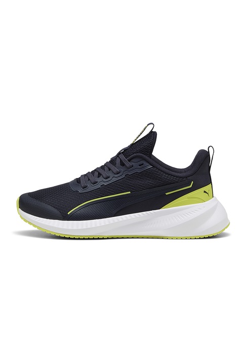 Puma, Спортни обувки Flyer Lite 3, Ултрамарин синьо/Лайм зелено