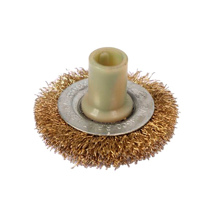 Rola perie metalica pentru slefuit, Bass Polska, 65x10x1mm, pentru slefuirea si imbatranirea lemnului