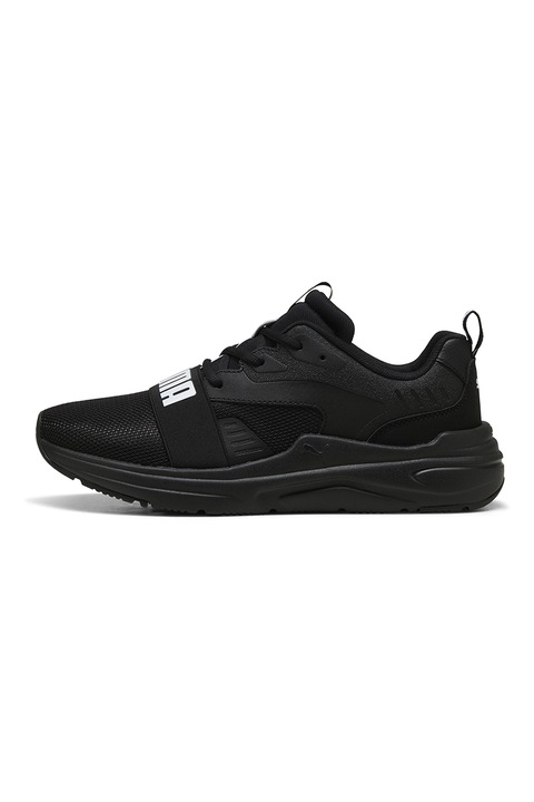 Puma, Унисекс спортни обувки Wired 2, Бял/Черен