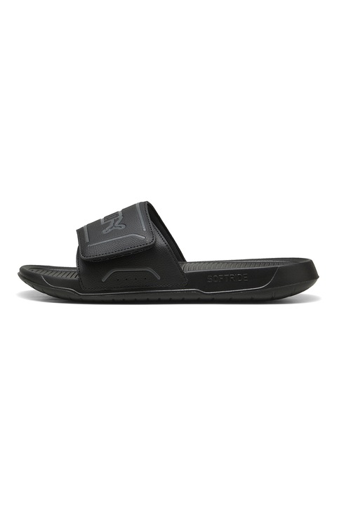 Puma, Papuci cu logo Royalcat Comfort 2, Negru, 43