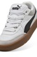 Puma, Pantofi sport cu insertii de piele intoarsa, Alb, Negru stins, 9