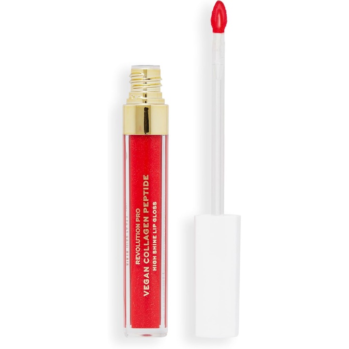 Luciu de buze Revolution Pro Vegan Collagen Peptide High Shine Lip Gloss, nuanta Cherie