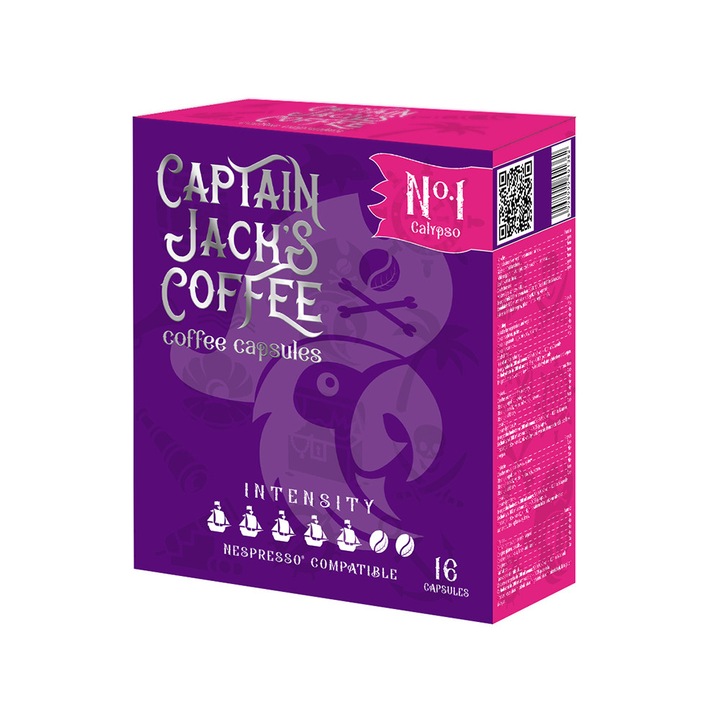 Captain Jack's Coffee No.1. NESPRESSO® kompatibilis kávékapszula 16db