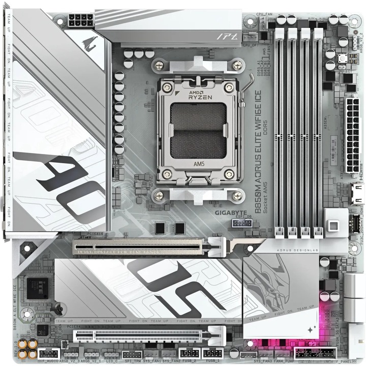 Дънна платка GIGABYTE B850M AORUS ELITE WIF6E ICE socket AM5
