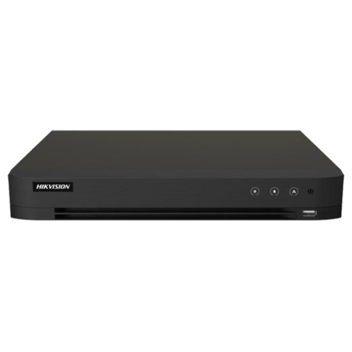 DVR AcuSense 16 ch., 5MP + 8 ch. IP 6MP, Аларма I/O, VCA - HIKVISION iDS-7216HQHI-M1-XT(16A+4/1ALM)