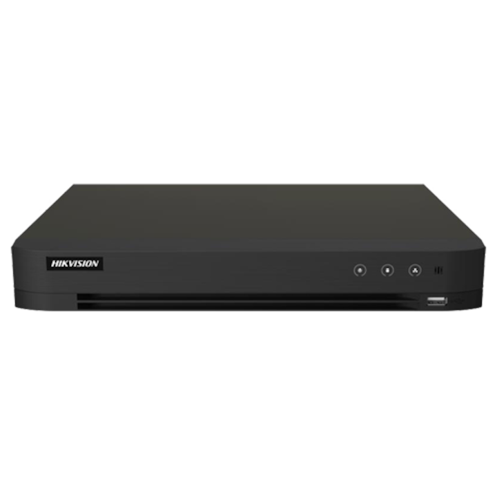 DVR AcuSense 16 ch., 5MP + 8 ch. IP 6MP, Аларма I/O, VCA - HIKVISION iDS-7216HQHI-M1-XT(16A+4/1ALM)