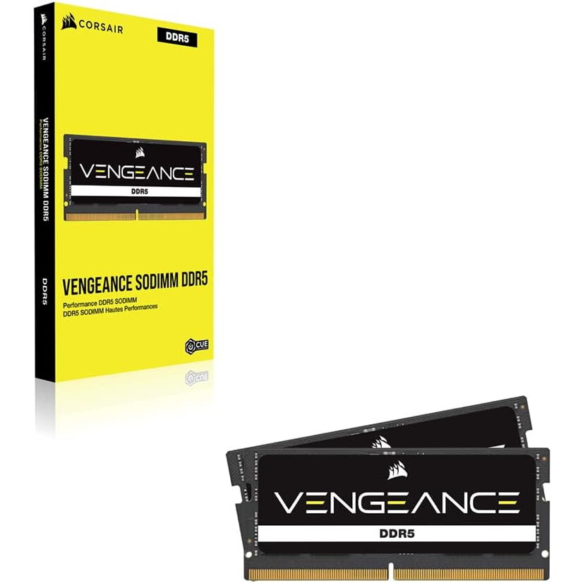 Memorie Corsair Vengeance, SODIMM, DDR5, 64GB (2x 32GB), 5200MHz