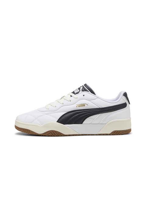 Puma, Pantofi sport cu cusaturi decorative Tifosi, Alb optic