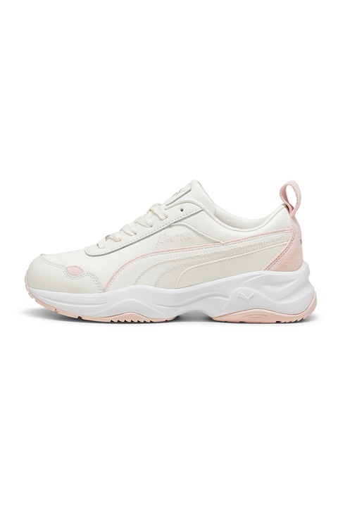Puma, Спортни обувки от кожа и еко кожа, Слонова кост/Праскова
