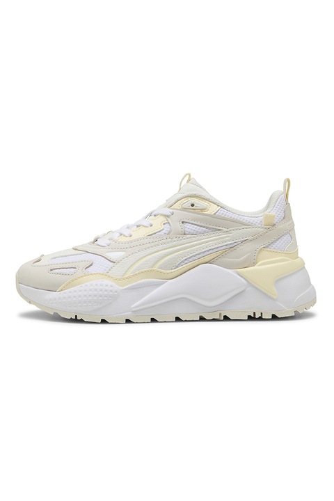 Puma, Скосени спортни обувки RS-X Efekt PRM, Светло жълто, Бежов, 3