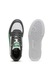 Puma, Pantofi sport Caven 2.0 de piele ecologica, Alb, Verde, Gri antracit, 38.5 EU