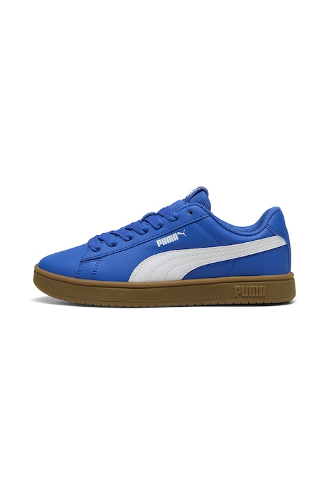 Puma, Rickie Classic műbőr sneaker, Fehér/Királykék