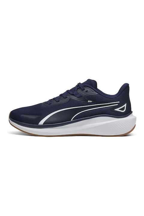 Puma, Pantofi pentru alergare Skyrocket Lite, Albastru inchis/Alb optic/Caramel