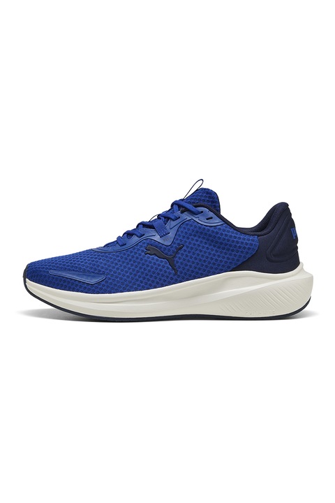 Puma, Обувки за бягане Skyrocket Lite Alt със синтетика, Черен/Кралско Синьо/Бял